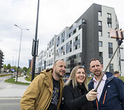 Vilniuje oficialiai atidaryta Kernavės gatvė