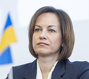Ukrainos socialinės politikos ministrė Maryna Lazebna