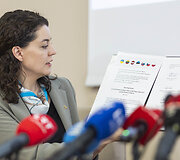 Socialinės apsaugos ir darbo ministrė Monika Navickienė