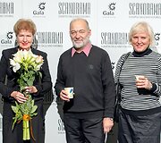 Gražina Arlickaitė ir Vidas Petkevičius su žmona