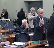 Vilniaus savivaldybės salėje įvyko susitikimas su visuomenę dėl atliekų rū&scaron;iavimo gamyklos statybų.