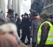 Filmo &bdquo;Ana Karenina&ldquo; filmavimo akimirka