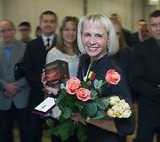Pagerbti Europos bei pasaulio čempionatų prizininkai.