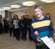 Pagerbti Europos bei pasaulio čempionatų prizininkai.