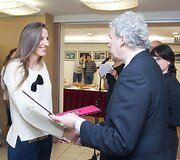 Pagerbti Europos bei pasaulio čempionatų prizininkai.