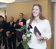 Pagerbti Europos bei pasaulio čempionatų prizininkai.