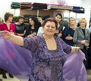 Audinių salono gimtadienio akimirka