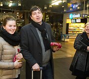 &Scaron;v. Agotos &ndash; Duonos dienos i&scaron;vakarėse duonos kepalėlis į Londoną vykstantiems keleiviams.