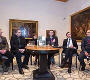 Knygos &bdquo;Kas laimėjo Žalgirio mū&scaron;į? Istorinio paveldo dalybos Vidurio ir Rytų Europoje&ldquo;, pristatymas.