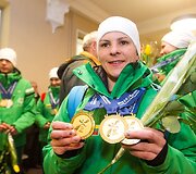  į Vilnių i&scaron; Pietų Korėjoje vykusios specialiosios žiemos olimpiados sugrįžo Lietuvos rinktinė.
