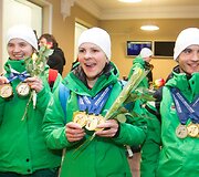  į Vilnių i&scaron; Pietų Korėjoje vykusios specialiosios žiemos olimpiados sugrįžo Lietuvos rinktinė.