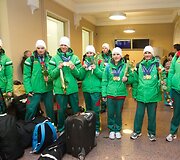  į Vilnių i&scaron; Pietų Korėjoje vykusios specialiosios žiemos olimpiados sugrįžo Lietuvos rinktinė.