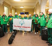  į Vilnių i&scaron; Pietų Korėjoje vykusios specialiosios žiemos olimpiados sugrįžo Lietuvos rinktinė.