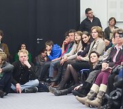 Rolandas Kazlas skaito Kristijoną Donelaitį.