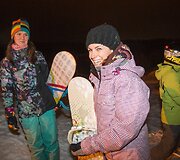 Naktinis slidinėjimas Liepkalnyje 