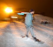 Naktinis slidinėjimas Liepkalnyje 