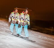 Naktinis slidinėjimas Liepkalnyje 
