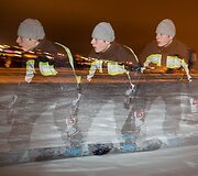 Naktinis slidinėjimas Liepkalnyje 