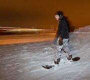 Naktinis slidinėjimas Liepkalnyje 