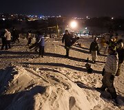 Naktinis slidinėjimas Liepkalnyje 
