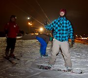 Naktinis slidinėjimas Liepkalnyje 