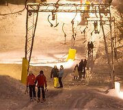 Naktinis slidinėjimas Liepkalnyje 