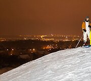 Naktinis slidinėjimas Liepkalnyje 