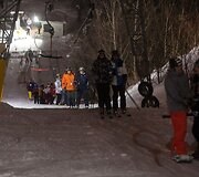 Naktinis slidinėjimas Liepkalnyje 