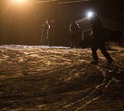 Naktinis slidinėjimas Liepkalnyje 
