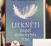 Alaino Golay knygos &bdquo;Lieknėti pagal asmenybės tipą&ldquo; pristatymas.
