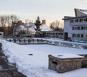 Buvęs atviras baseinas.