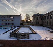 Buvęs atviras baseinas.
