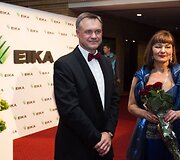 Robertas Dargis su žmona Violeta