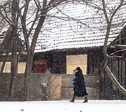 Antradienio rytą Vilniuje sninga