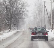 Antradienio rytą Vilniuje sninga