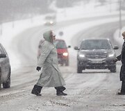 Antradienio rytą Vilniuje sninga