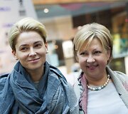 Agnė Jagelavičiūtė ir jos mama Nijole Jagelavičienė