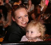 Ingrida Martinkėnaitė su dukrele Marija