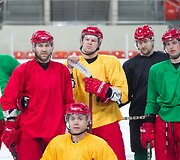 Lietuvos ledo ritulio rinktinės treniruotė