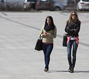 &Scaron;ilta antradienio popietė Vilniaus gatvėse.
