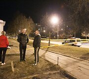 Įvykio vietoje Vilniuje, Parko g. 
