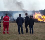 Įvykio vietoje Vilniaus rajone