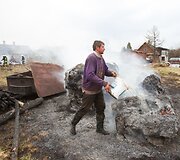 Įvykio vietoje Vilniaus rajone
