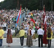 Akimirkos i&scaron; sporto žaidynių atidarymo &scaron;ventės.