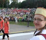 Akimirkos i&scaron; sporto žaidynių atidarymo &scaron;ventės.