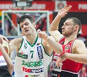 Darju&scaron;as Lavrinovičius ir Mindaugas Katelynas