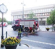 Gaisras Vilniaus centre 