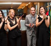 Sandra Straukaitė, Jurgita Janu&scaron;kevičiūtė, Egidijus Sidaras ir Indra Dovydėnaitė