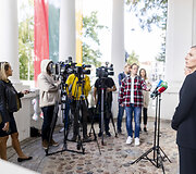 Ministrų komentarai apie pasieniečių apginklavimą