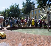 Fontanas Vokiečių gatvėje atnaujintas už verslininkų pinigus.
